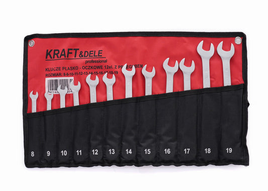 Viljuškasti ključevi s račvastim navojem, 12-dijelni, 8-19 mm