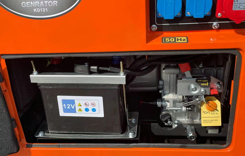 Dizel generator 7000W 12/230/380V + ATS