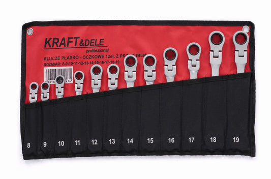 Viljuškasti ključevi s račvastim navojem, 12-dijelni, 8-19 mm