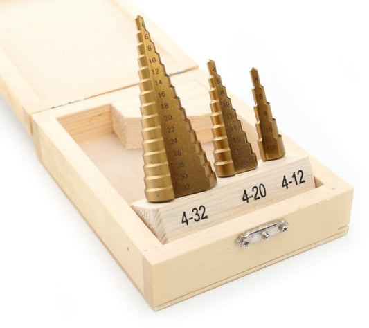 Stupčaste svrdla 4-32 mm 3 kom