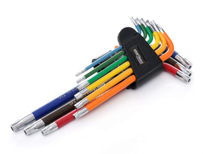 Set od 9 imbus ključeva u boji, Torx,