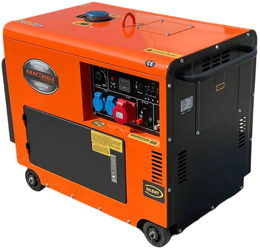 Dizel generator 7000W 12/230/380V + ATS